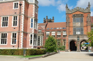 The campus of Newcastle University. Credit: Sarah Cossom via Wikimedia Commons.