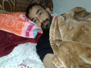 The Palestinian terrorist who was being treated in Israeli hospitals. Photo: Palestinian website.