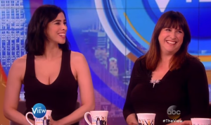 Sarah Silverman and Rabbi Susan Silverman were guests on 'The View.' Photo: Screenshot.