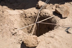 A Hamas terror tunnel that extends from the Gaza Strip to Israel. Photo: IDF Spokesperson.