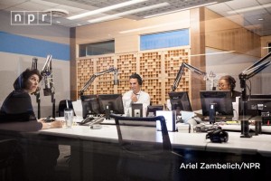 NPR on the air. Photo: Facebook.