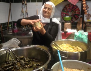 Zawa, the Druze proprietor of the Sarona Market eatery whom an Israel Radio editor encountered and wrote about. Photo: Facebook/Sharon Idan.