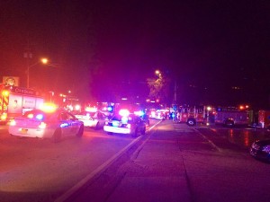 Law enforcement and medical assistance arriving at the scene of the attack. Photo: Wikipedia.