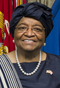 Liberian President Ellen Johnson Sirleaf, pictured, is in Israel for a week-long visit. Photo: Ash Carter via Wikimedia Commons.