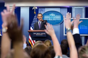 The Obama administration is facing a wave of angry criticism after the State Department confirmed it deleted parts of a video showing the administration had lied about the Iran nuclear deal. Photo: Amanda Lucidon/ White House.  