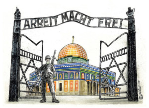 An entry submitted to Iran's 2016 Holocaust cartoon contest. Iran is now launching a “Zionist Caliphate” cartoon contest. Photo: Holocaust International Cartoon & Caricature Exhibition 2016.
