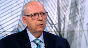 Former Mossad director Efraim Halevy, in an interview with Al Jazeera. Photo: Screenshot.