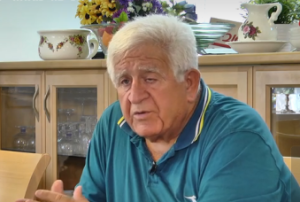 Yosef Haguel, whose life was saved by an IDF medic during the battle for the liberation of Jerusalem during the Six Day War. Photo: nrg/Screenshot.