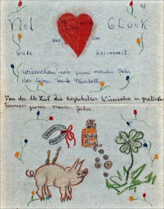 One of the more than 1,000 letters that Ulrich Luz sent to Prof. Deborah Dwork. Photo: Courtesy Deborah Dwork.