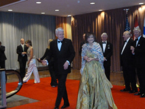 Iceland President Ólafur Ragnar Grímsson with his wife Dorrit Moussaieff. The first lady lauded the Nordic nation's victory over Austria in the 2016 UEFA European Championship. Photo: Wikimedia Commons.