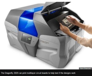 One of Nano Dimension's products -- a printer that uses inks containing nanoparticles of silver to create complex circuit boards. Photo: Facebook.