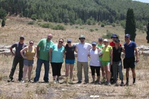 Jewish National Fund's Young Professional Volunteer Vacation program in Israel. Photo: Courtesy Jewish National Fund.