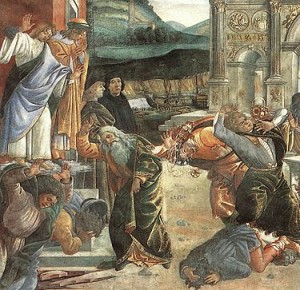 Korach, by Bottilcelli. Photo: Wikipedia.
