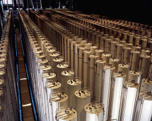 Centrifuges. Photo: US Department of Energy.