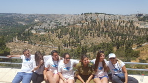 Pictured in Jerusalem are participants from this year's American Physicians Fellowship for Medicine trip, a specialized track within the Taglit-Birthright Israel program. Photo: Jonathan Gabriel.