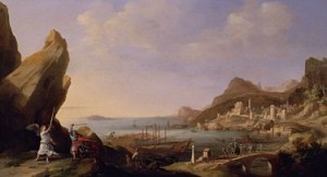 Coastal Landscape with Balaam and the Ass (1636 painting by Bartholomeus Breenbergh). Photo: Wikipedia.