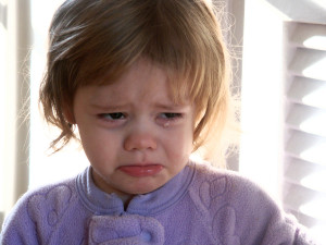 A traumatized child. Illustrative photo: Wikipedia.