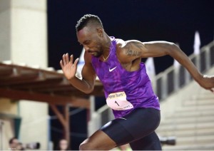 Sprinter Donald Sanford will be representing Israel at the 2016 Olympic Games. Photo: Twitter.