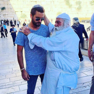Scott Disick got blessed at the Western Wall in Jerusalem. Photo: Instagram. 