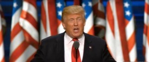 Donald Trump giving his nomination acceptance speech at the RNC on July 21. Credit: Wikimedia Commons.