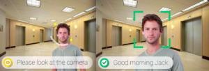 The facial recognition technology of FST Biometrics at work. Photo: FST Biometrics. 