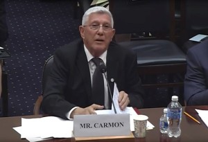 MEMRI's Yigal Carmon testifying before the House Committee on Foreign Affairs. Photo: MEMRI.