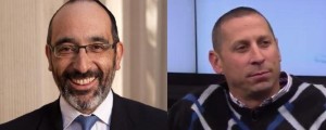 South African Chief Rabbi Warren Goldstein and Vice President of the South African Jewish Board of Deputies (SAJBD) Zev Krengel.