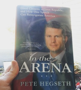 The book jacket of Pete Hegseth's book. Photo: Facebook.