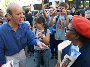 A political argument. Photo: Wikipedia.
