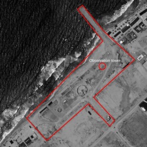Aerial photo of Hamas naval dock. Photo: IDF.