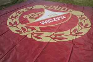 Emblem of Poland's  Widzew Łódź soccer club. Photo: Wikipedia. 