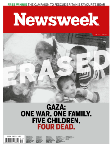 The December 2014 Newsweek cover featuring the story of the Siyam family.