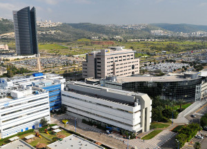 The Matam high-tech park at the southern entrance to Haifa. Photo: Wikimedia Commons.