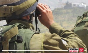 A Lebanese entertainment company was the focus of controversy after posting this ad showing the image of an Israeli soldier. Photo: Virgin Megastore. 