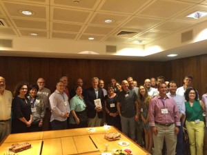 Kulanu MK and Deputy Minister Michael Oren at Tuesday's Harvard Club event in Tel Aviv. Photo: Facebook.