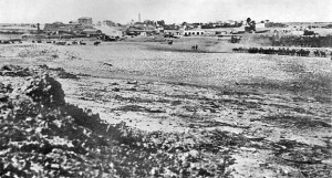 Beersheba in 1917. Photo: Wikimedia Commons.