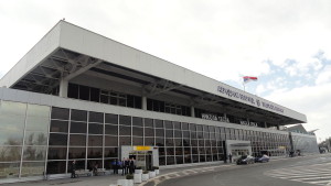 The entrance to Nikola Tesla Airport, near the Serbian capital of Belgrade. Photo: Wikimedia Commons.