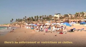 A still from the  Reuters video published by The Times. 