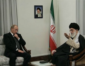 Russian President Vladimir Putin meets with Iranian Ayatollah Ali Khamenei during a 2007 visit to Tehran. Photo: www.kremlin.ru.