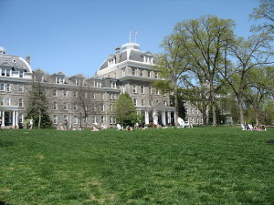 Swarthmore College campus. Photo: Wikipedia. 
