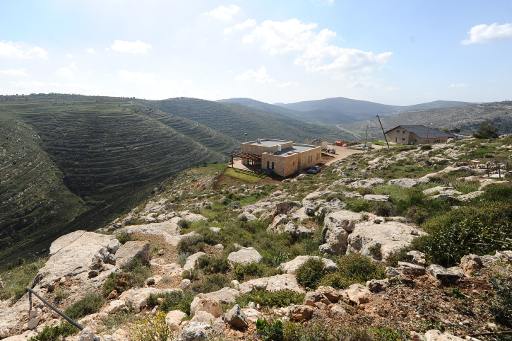 View of an outpost situated near the Israeli settlement of Shiloh, outside of Jerusalem. Photo: Mendy Hechtman/FLASH90.