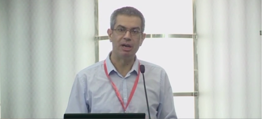 Dr Adam Hanieh of SOAS, banned from entering Israel for 10 years. Photo: Youtube Screenshot.