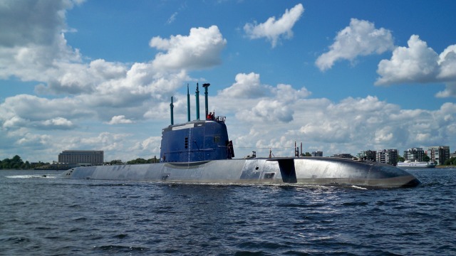The German-made Dolphin-class INS Rahav submarine. Photo: Ein Dahmer via Wikimedia Commons.