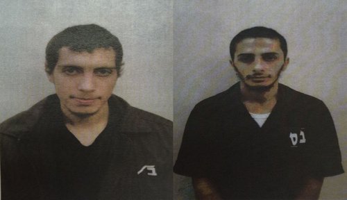 Amir Jabarah, left, and Ibrahim Abdel Halim Sheikh Yusuf, right. Photo: Shin Bet.