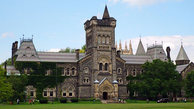 University of Toronto campus. Photo: Wikimedia Commons. 
