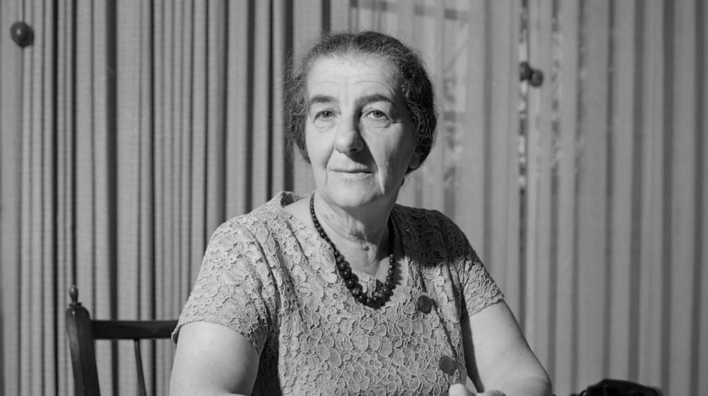 Golda Meir, 1964. Photo: Wikimedia Commons.