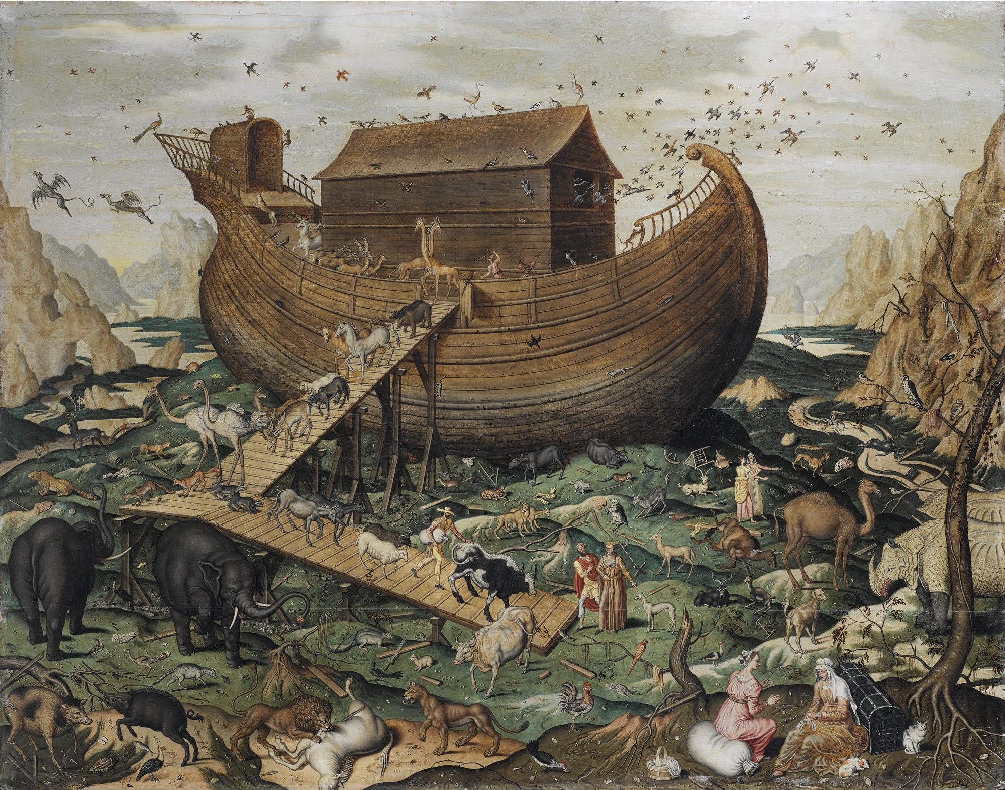 Noah's Ark on Mount Ararat by Simon de Myle. Photo: Wikimedia Commons.