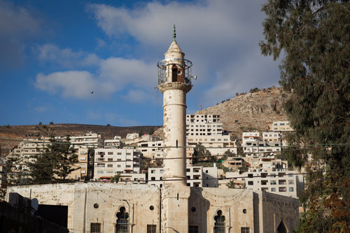 The center mosque in Nablus. Photo Sebi Berens/Flash90.