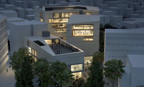 A sketch of the forthcoming Jerusalem Arts Campus. Photo: Courtesy of UJA-Federation of New York.