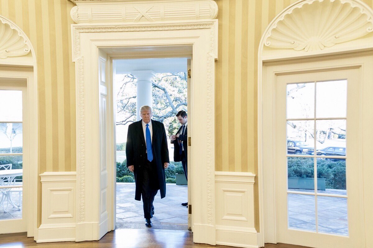 President Donald Trump at the White House. Photo: Twitter/@POTUS.
